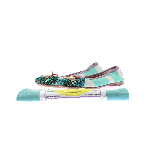 Ballerines turquoises