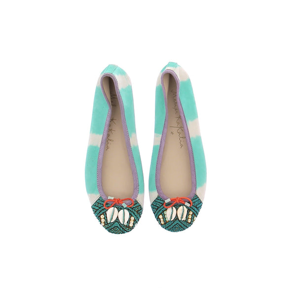 Ballerines turquoises
