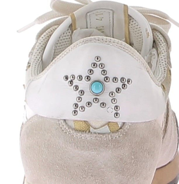 Baskets en cuir avec détail étoiles "Rockrunner"