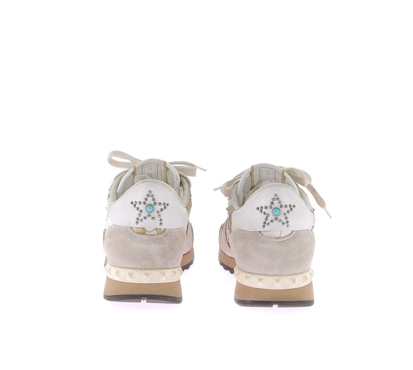 Baskets en cuir avec détail étoiles "Rockrunner"