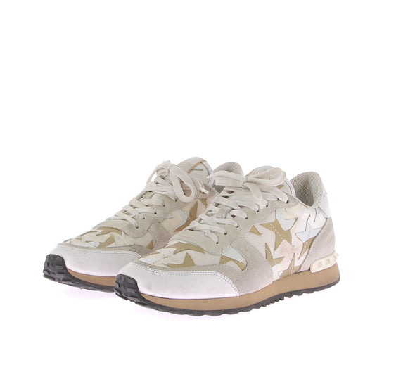 Baskets en cuir avec détail étoiles "Rockrunner"