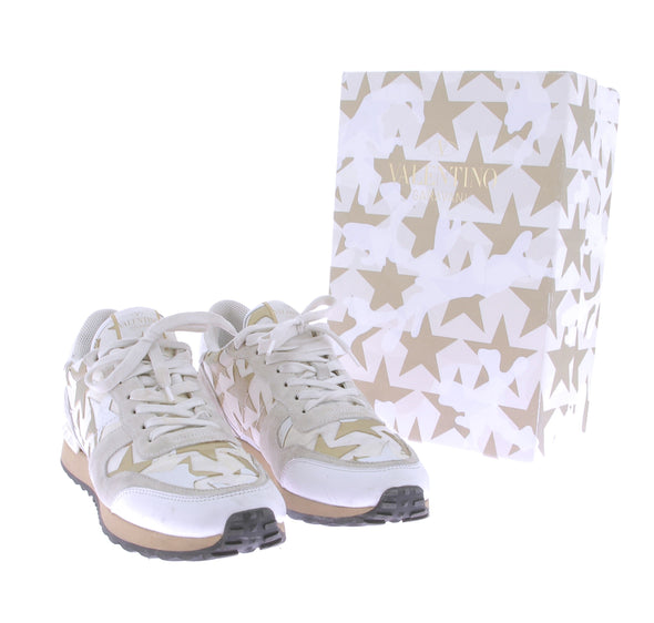 Baskets en cuir avec détail étoiles "Rockrunner"