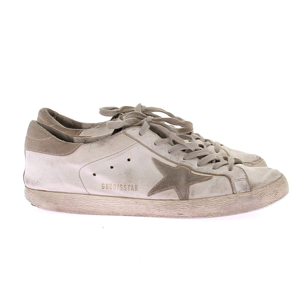 Baskets en cuir blanches "Super-Star"