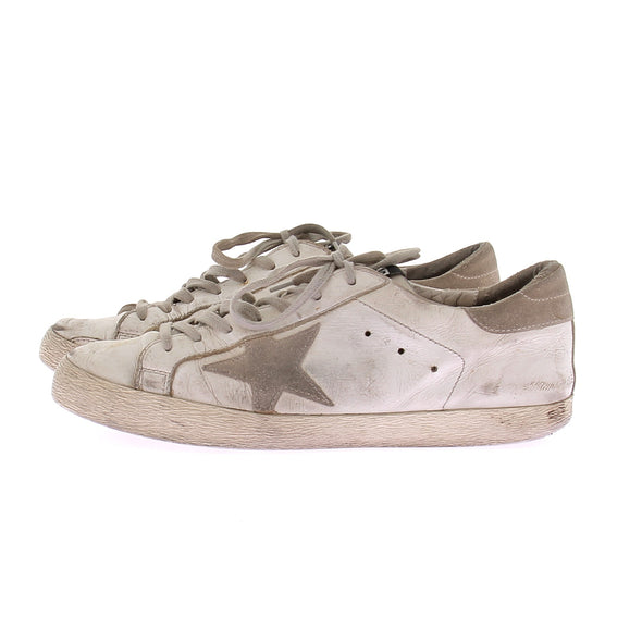 Baskets en cuir blanches "Super-Star"