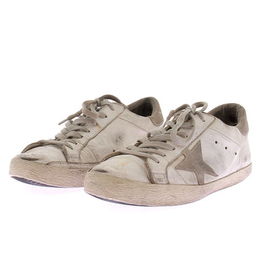 Baskets en cuir blanches "Super-Star"