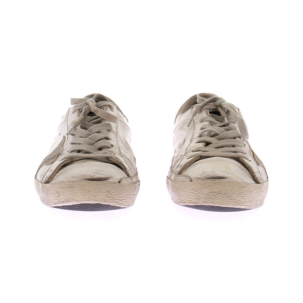 Baskets en cuir blanches "Super-Star"