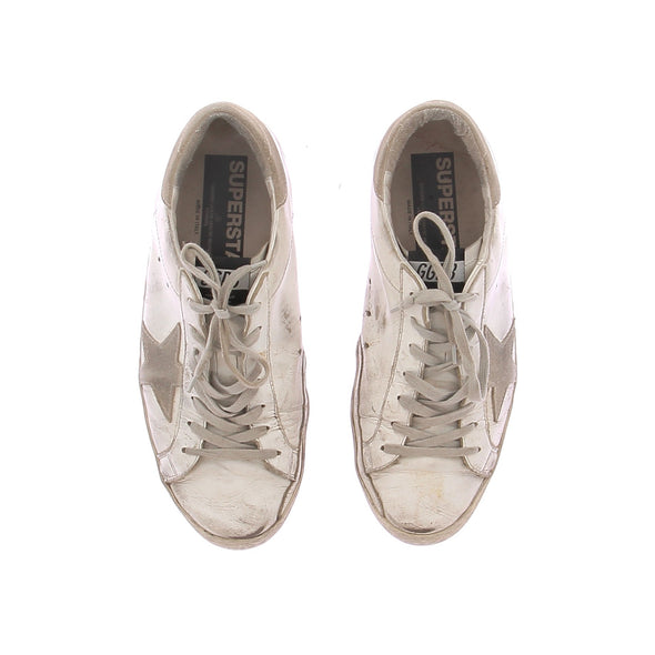 Baskets en cuir blanches "Super-Star"