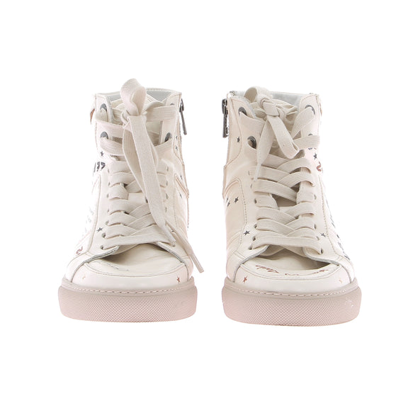 Baskets montantes blanches