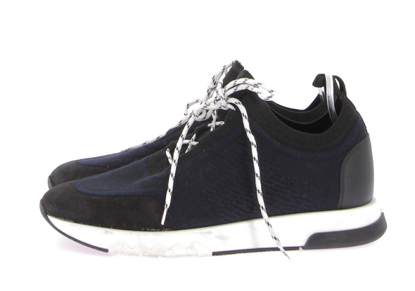 Baskets "Sneakers Addict" marine et noir