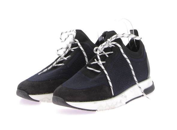 Baskets "Sneakers Addict" marine et noir