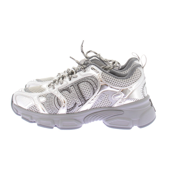 Baskets argentées "Chrono"