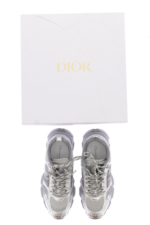 Baskets argentées "Chrono"