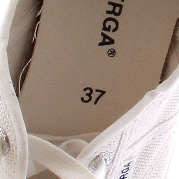 Basket blanches en toile