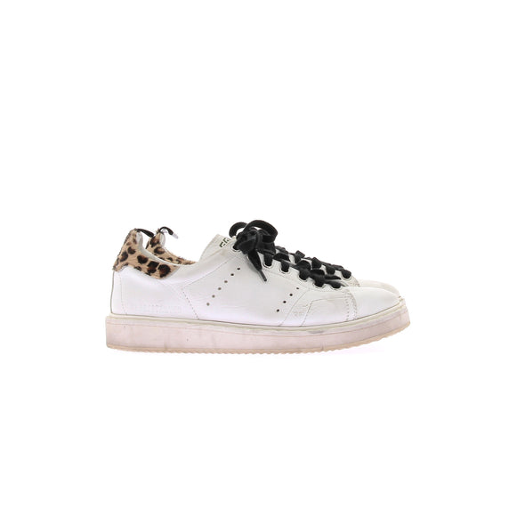 Baskets en cuir