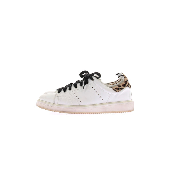 Baskets en cuir