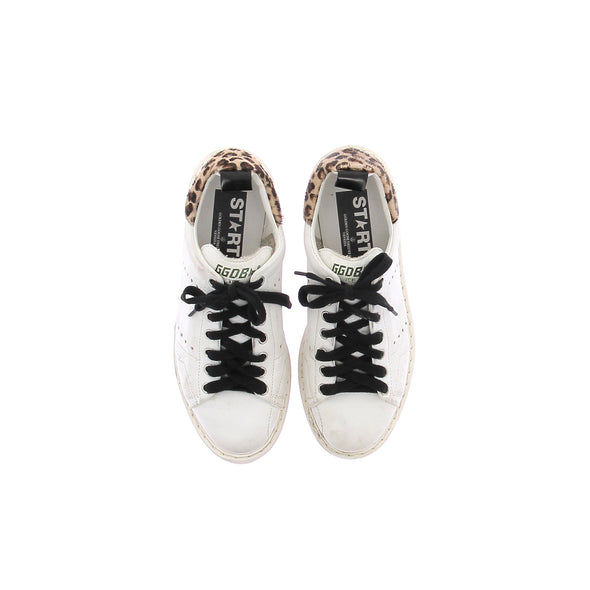 Baskets en cuir