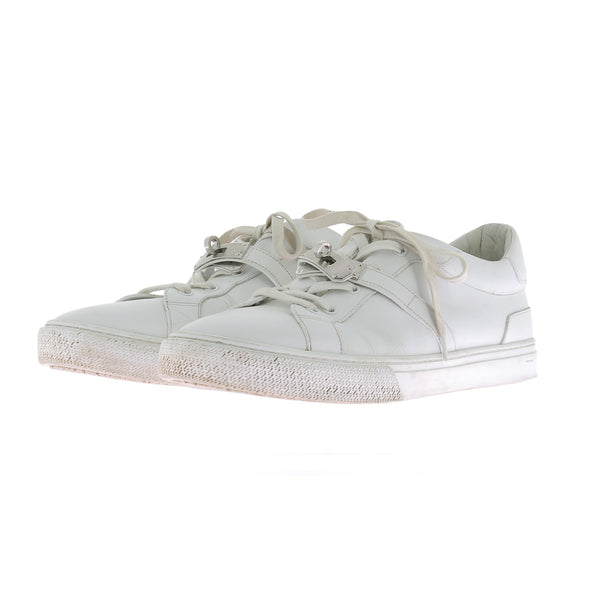 Baskets "Day" blanches en cuir