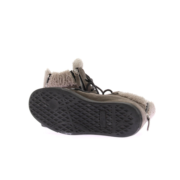Baskets montantes grises