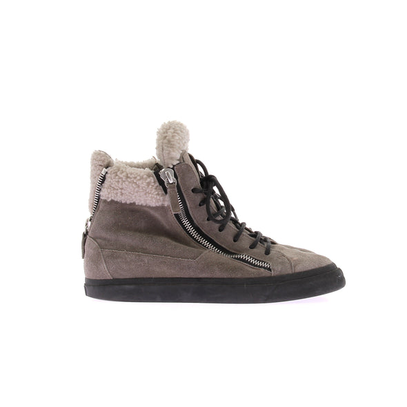 Baskets montantes grises