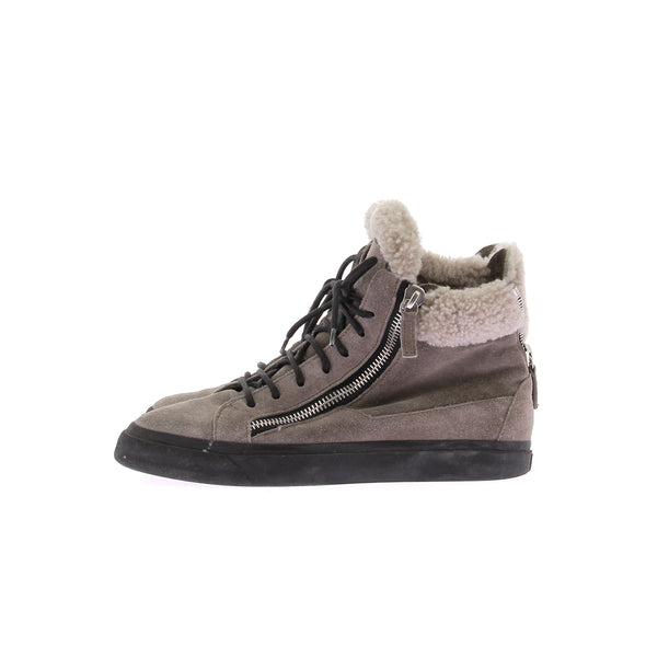 Baskets montantes grises