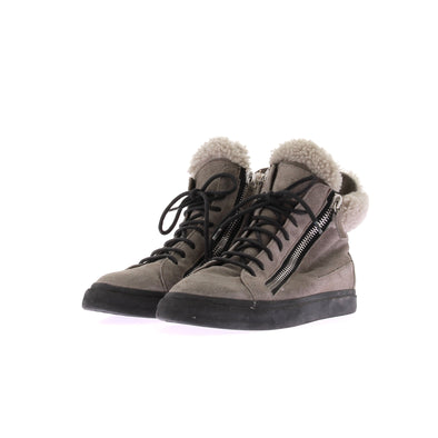 Baskets montantes grises