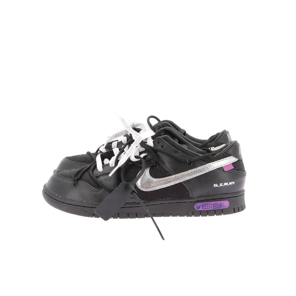 Baskets noires " Dunk Low Lot 50"