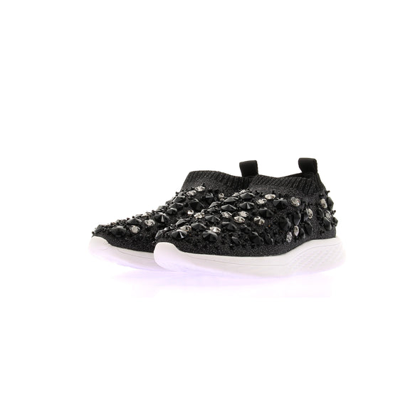 Baskets noires à sequins