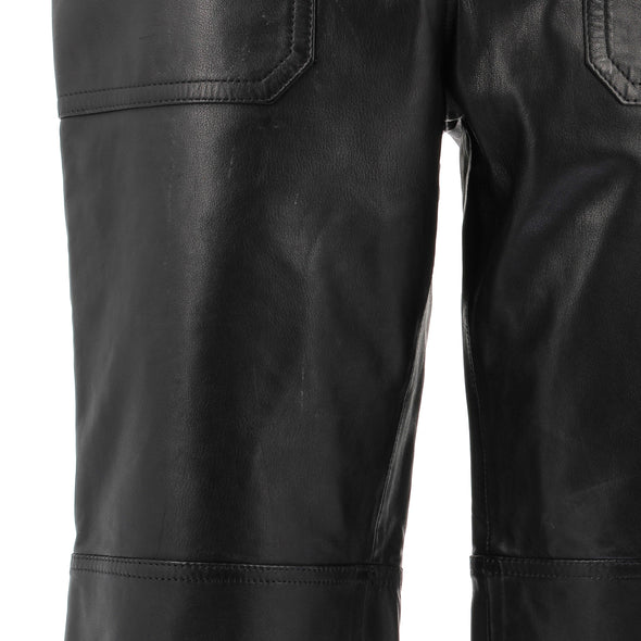 Bermuda en cuir