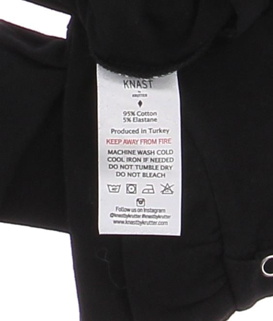 Body noir pour bébé à manches volantes