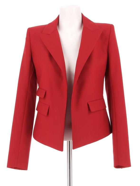 Blazer rouge en laine