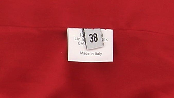 Blazer rouge en laine