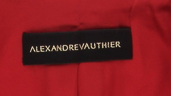 Blazer rouge en laine