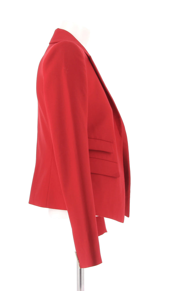 Blazer rouge en laine