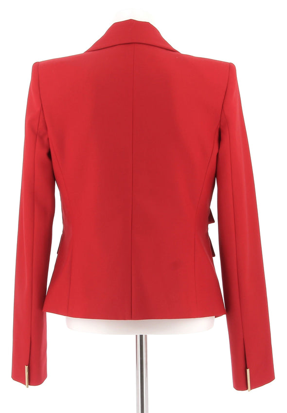 Blazer rouge en laine