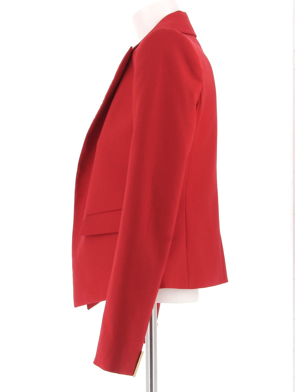Blazer rouge en laine
