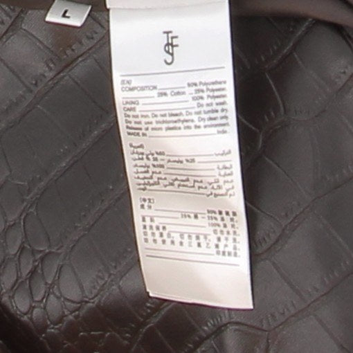 Veste en simili cuir