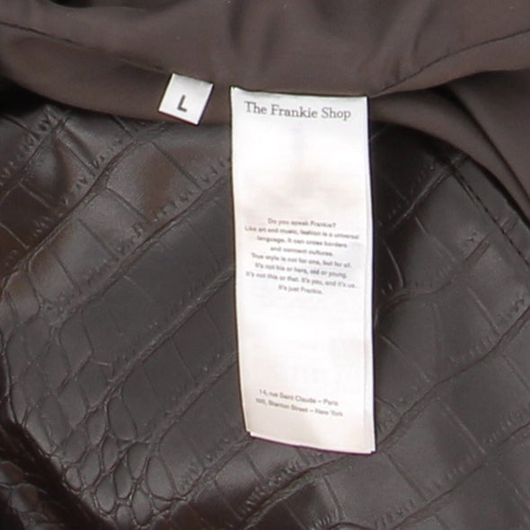 Veste en simili cuir