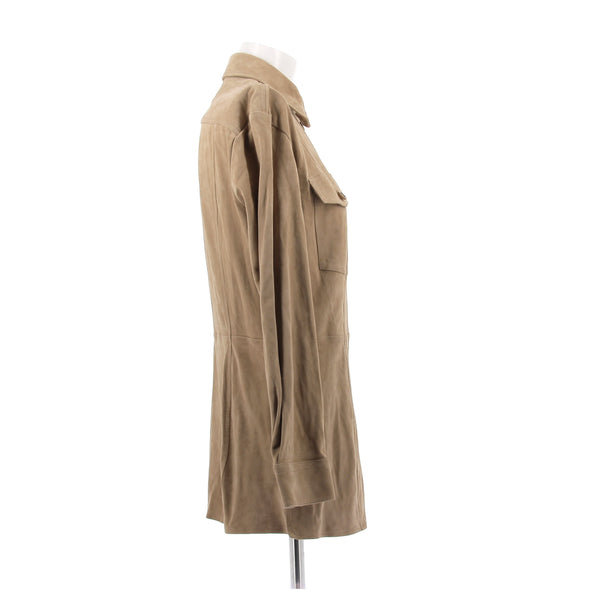 Blazer en laine beige
