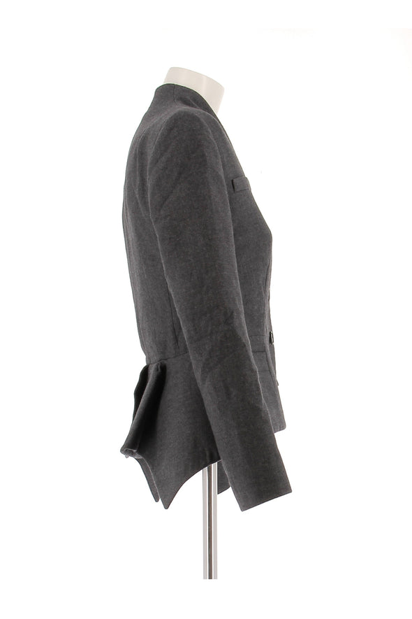 Blazer en laine gris