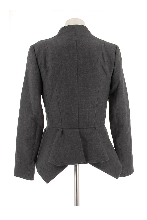 Blazer en laine gris