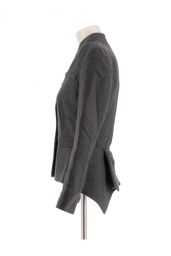 Blazer en laine gris