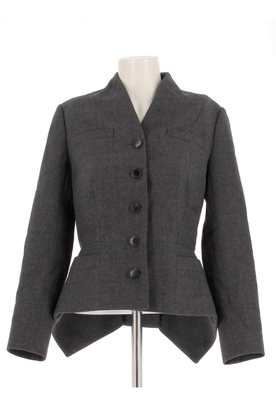 Blazer en laine gris