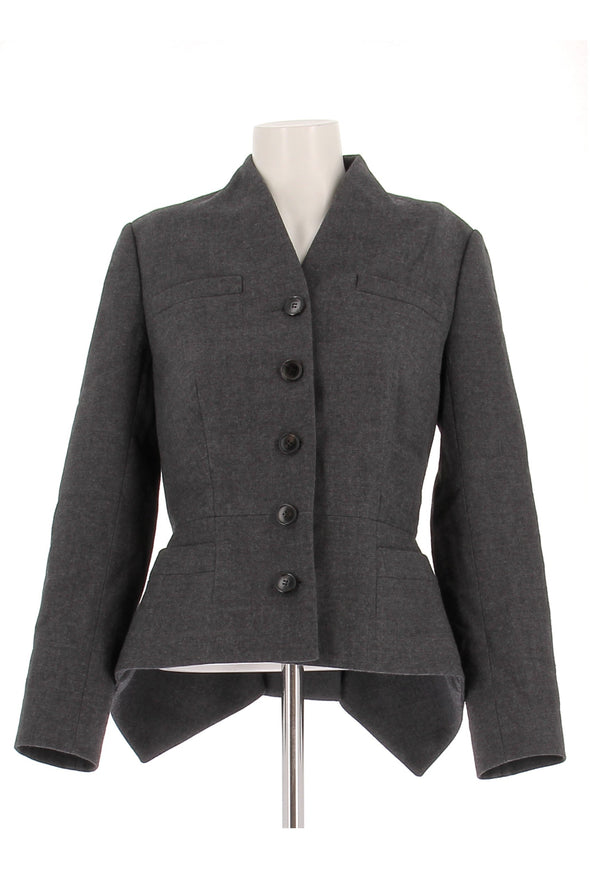 Blazer en laine gris