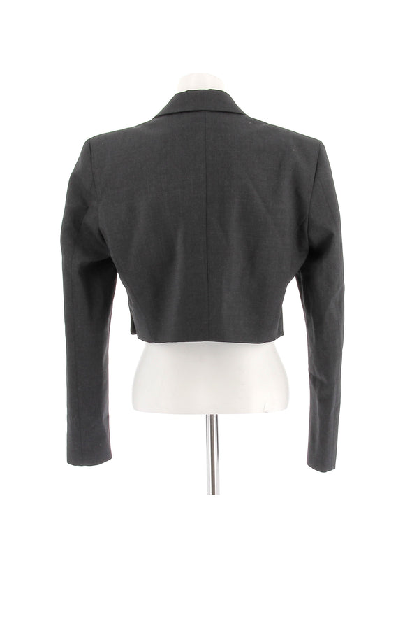 Blazer gris en laine