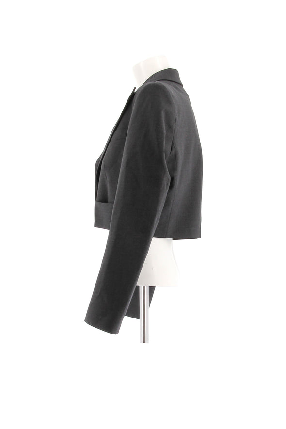 Blazer gris en laine
