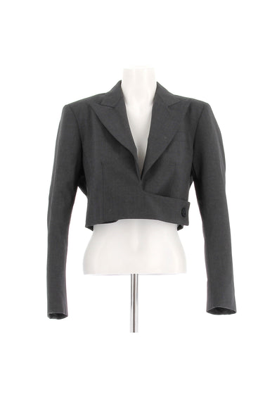 Blazer gris en laine