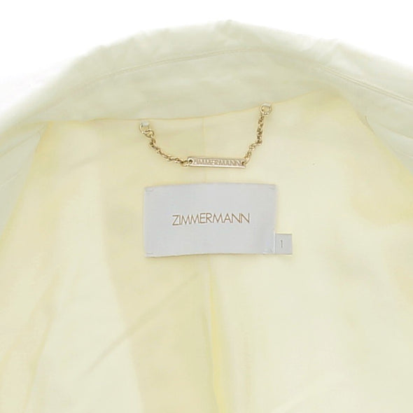 Blazer jaune pastel