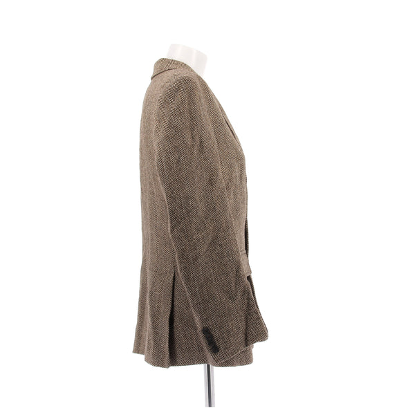 Blazer en lin beige