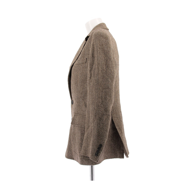 Blazer en lin beige