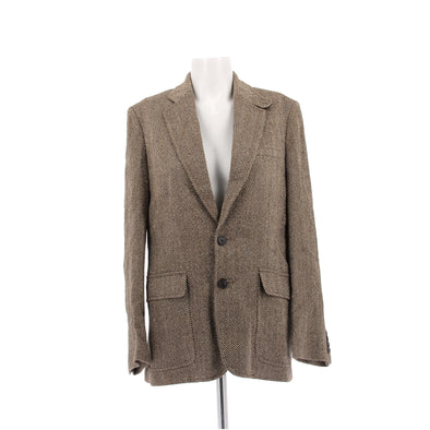 Blazer en lin beige